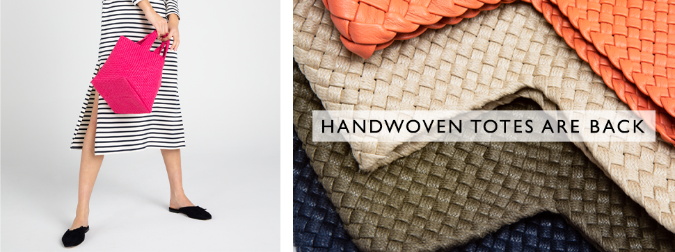 handwoven totes are back
